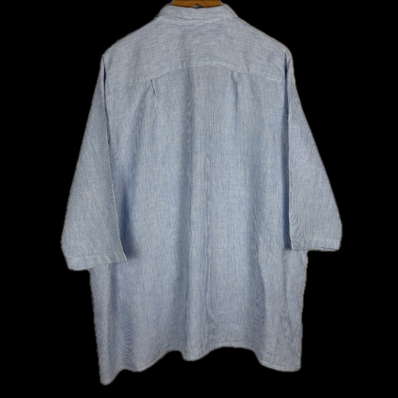 J Jill Love Linen Womens 3/4 Sleeve Tunic Button Shirt Breathable Coastal Beach - Picture 3 of 9